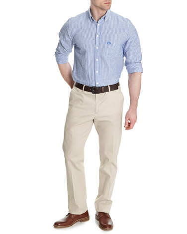Paul Costelloe Living Cotton-Linen Stripe Shirt